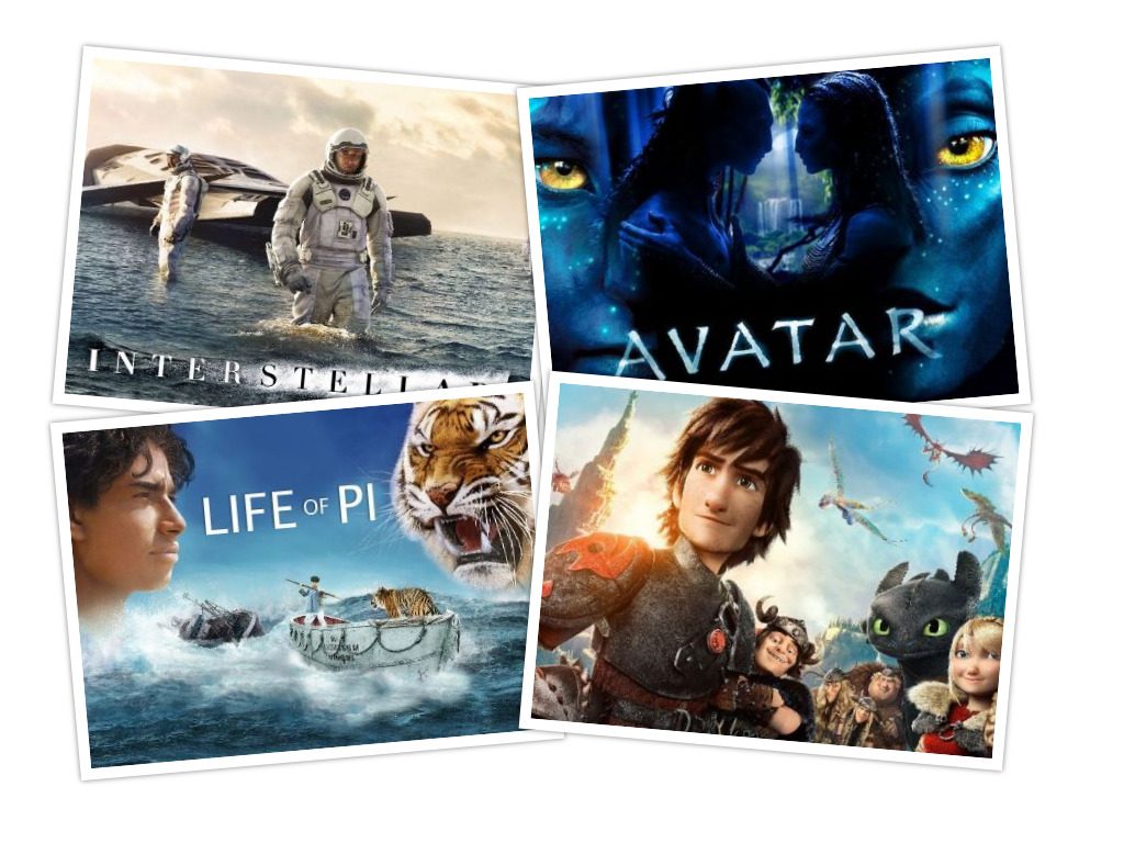 VFX Movies collage